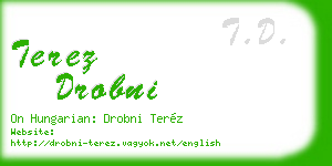 terez drobni business card